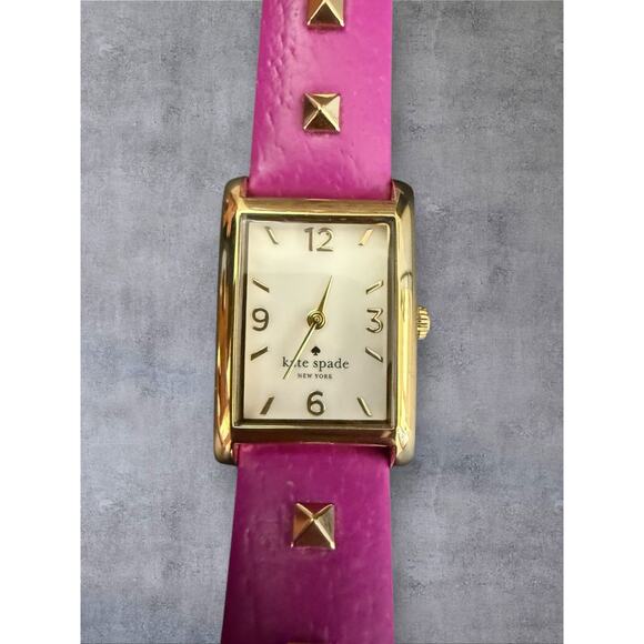 Kate Spade New York Women's Baja Rose Pyramid Watch 1YRU0244 - Picture 2 of 9